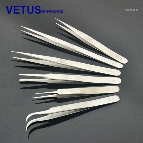 

by dhl or ems 200pcs stainless steel industrial anti-static tweezers watchmaker repair tools excellent quality1