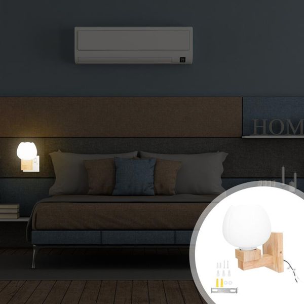 

wall lamp 1pc indoor nordic style bedside light simple adornment
