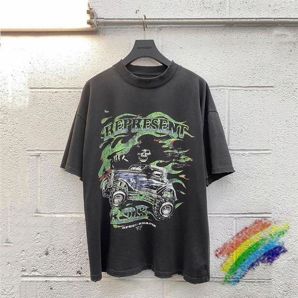 

heavy fabric t-shirt men women 1 quality vintage t shirt print streetwear oversized tees, White;black