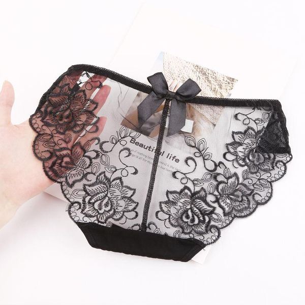 

women's panties women underwear female lace seamless lingerie briefs low waist intimates underpants ladies g string thong, Black;pink