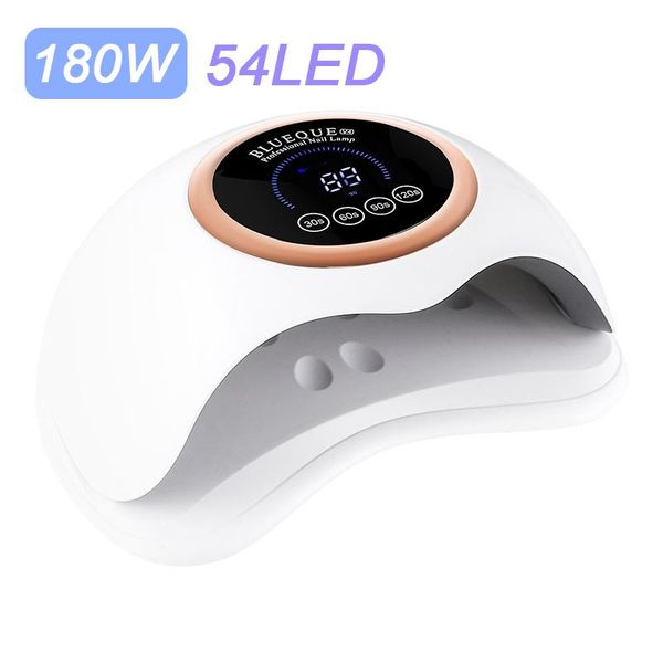 

180w/48w uv led lamp for gel polish all nails varnish semi permanent auto-sensing fast nail dryers