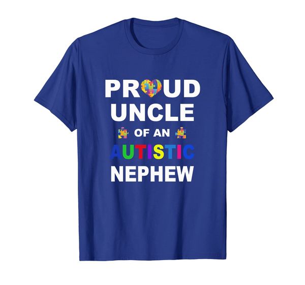 

Proud Uncle Of An Autistic Nephew T-Shirt - Autism Awareness, Mainly pictures