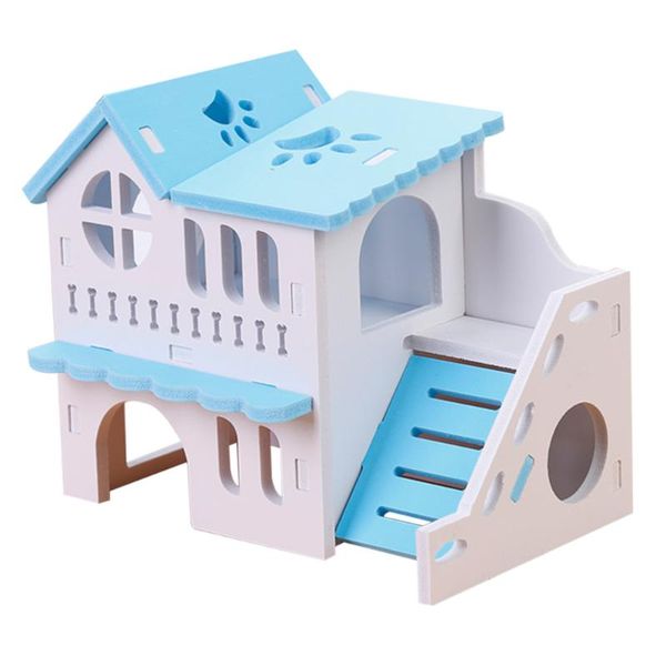 

small animal supplies double-storey hamster house pet hideout wooden