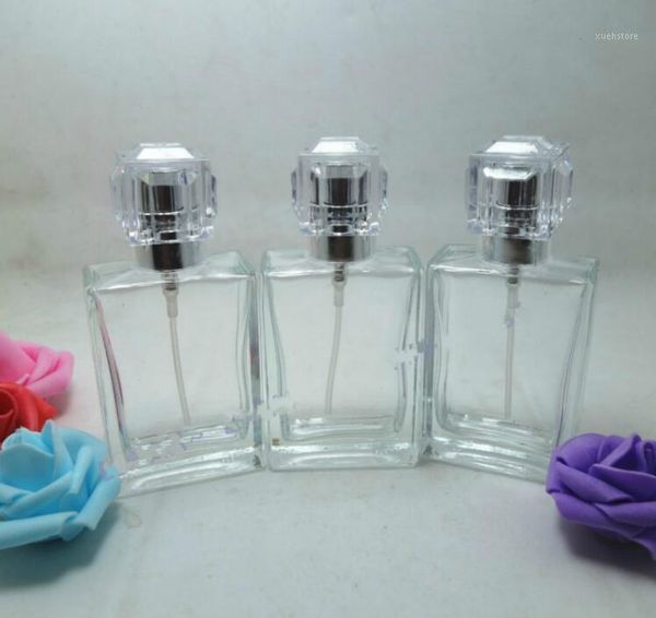 

sale 100pcs/lot 30ml square glass perfume bottle cosmetic dispensing nozzle spray bottles 1