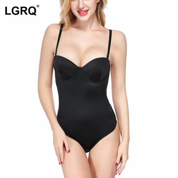 

women's shapers [lgrq] underbust corset lace up bustiers & corsets slim camis body shaperwear fashion autumn winter 2021 19d3763, Black;white