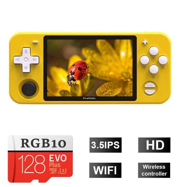 

128/256/400g version mini portable rgb10 retro handheld game console 480*320px 3.5" full-view ips lcd screen open source 2800mah player