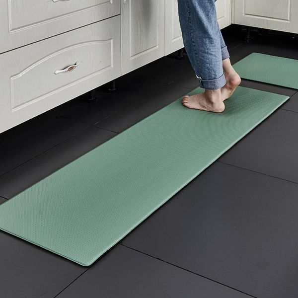 

1pcs s-xl kitchen carpet waterproof oilproof pu leather mat non slip floor for living room bedroom door carpets