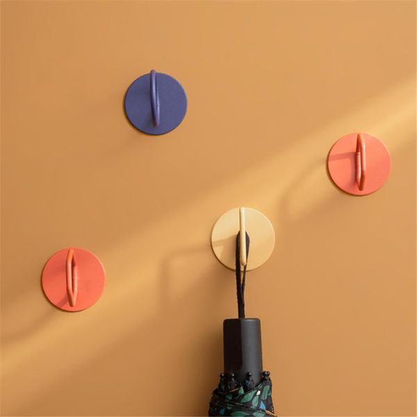 

hooks & rails punch-bathroom kitchen wall rack organizer strong adhesive hook towel creative hanging restroom home accessories