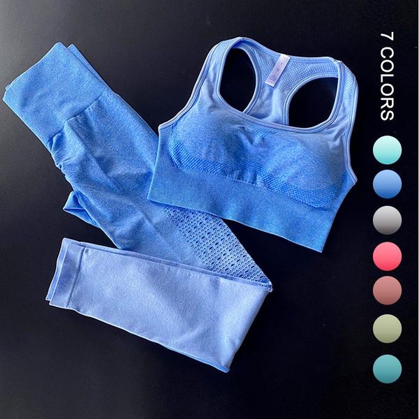 

yoga outfit dropship set for women gym clothes sports bra+pants women's tracksuit 2 piece fitness clothing workout