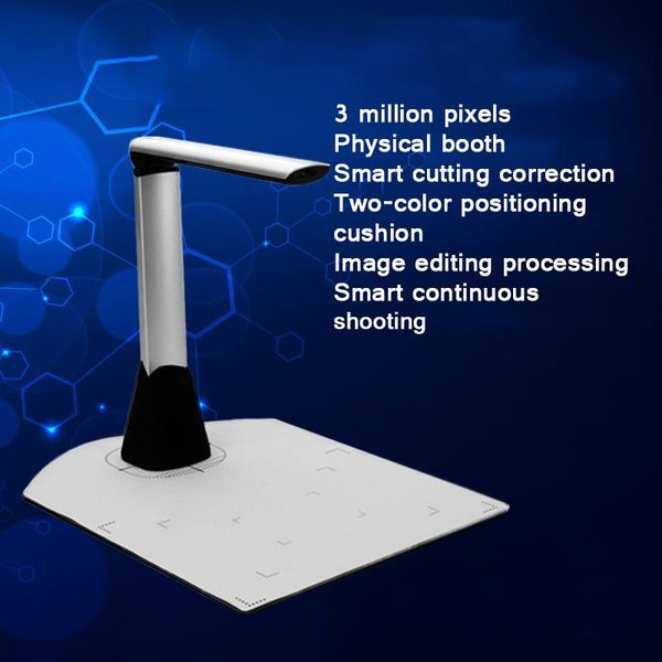 

million pixel high-definition shooting scanner portable a4 high-speed document instrument fold scanners