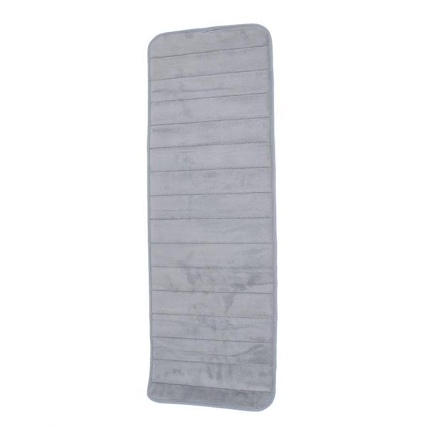 

bath mats 120x40cm absorbent nonslip memory foam kitchen bedroom door floor mat rug carpet gray