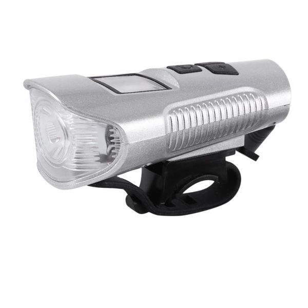 

bicycle headlight led cycling lamp bike accessories-silver lights
