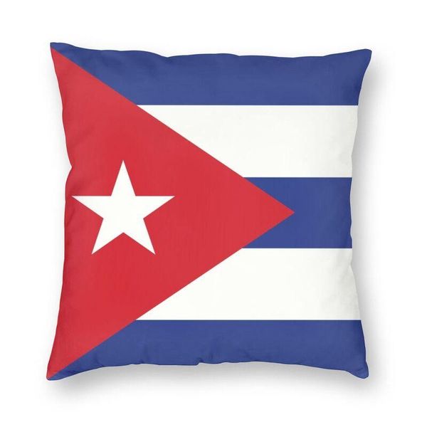 

cushion/decorative pillow cuba flag cuban pride cushion cover double side print throw case for living room cool pillowcase decoration