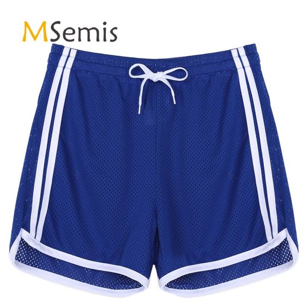 

men's swimwear mens swimming trunk hollow out quick-drying beach shorts drawstring elastic waistband swim trunks fitness sports short p