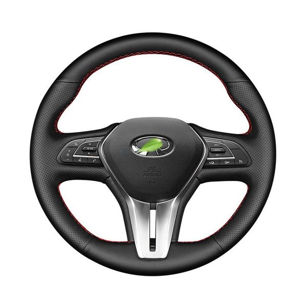 

steering wheel covers diy hand-stitched carbon fiber suede leather car cover for infiniti q50l qx50 interior auto accessories