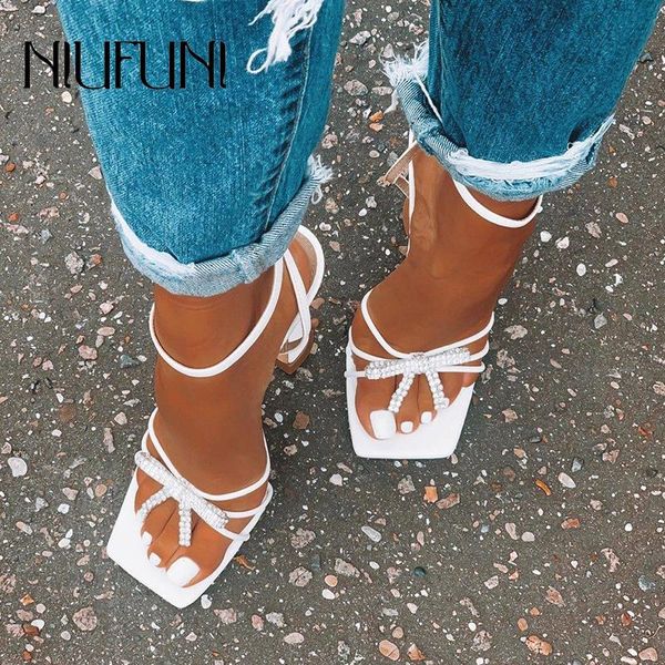

rhinestone bowknot hollow women's sandals wine glass heels flock buckles black white shoes square toes open-toes dress