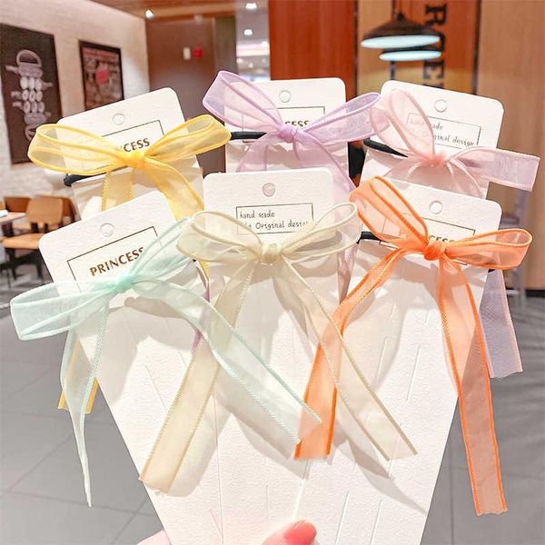 

hair accessories bowkont scrunchies korean ribbon rope headwear ponytail holders girl elastic rubber band women, Slivery;white