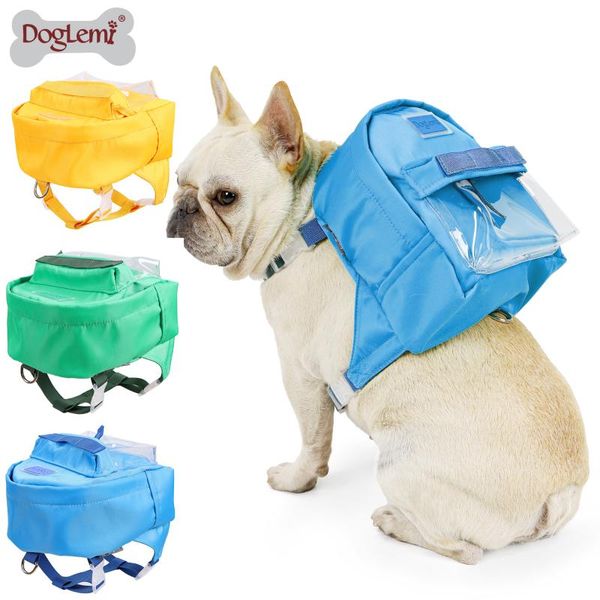 

dog pet self backpack bag fashion portable carrier collars & leashes