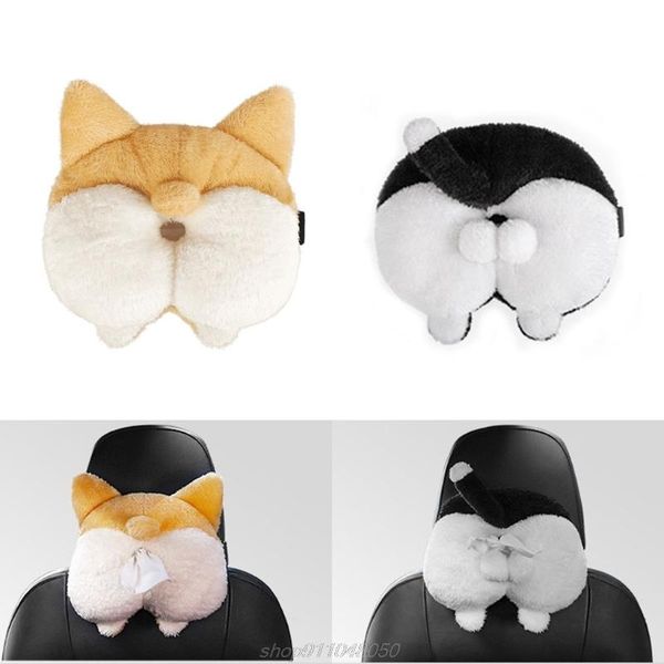 

tissue boxes & napkins cartoon animal box for car plush paper holder soft napkin container storage organizer household j09 21 dropship
