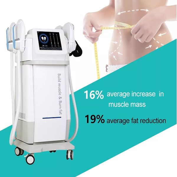 

high intensity fat burning muscle building hip lift body sculpting hiemt ems muscle stimulator buttock lifting beauty salon slimming machine, Black;white