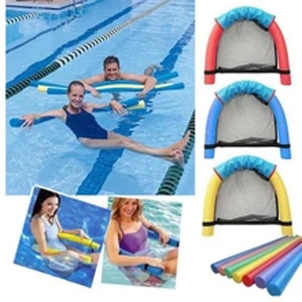 

foldable waterbed hammock mesh foam pool floating bed air beach swimming ring toy lounge recliner chair inflatable floats & tubes