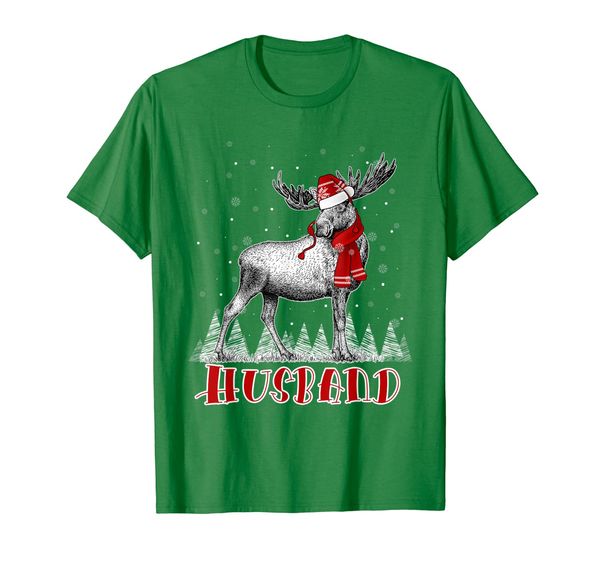 

Husband Moose Wear Santa Hat Matching Family T-shirt, Mainly pictures