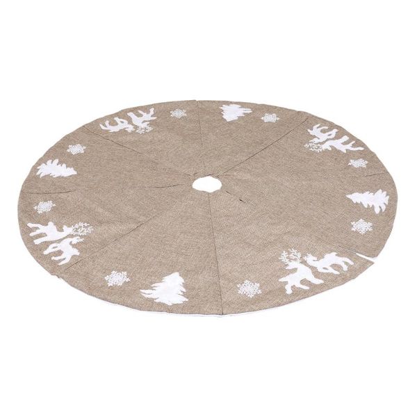 

blankets besportble christmas tree skirt 48" xmas decorated with patterns festive base cover blanket