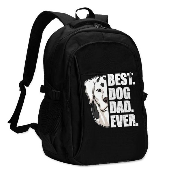 

backpack dalmatian backpacks female large unique charging usb campus bags