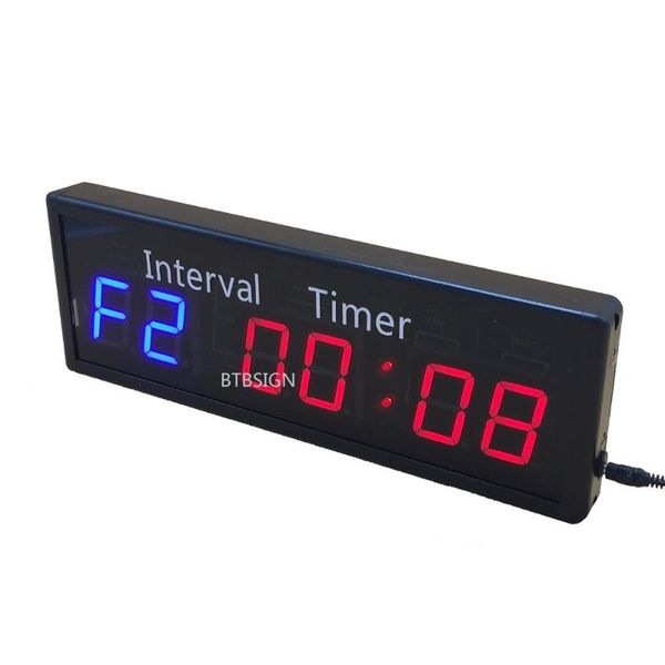 

wall clocks btbsign led programmable interval timer clock with remote big satch home gym fitness crossfit
