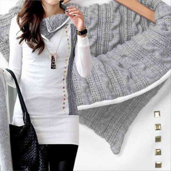 

solid women long sleeve hoodie jumper pullover coat winter, Black