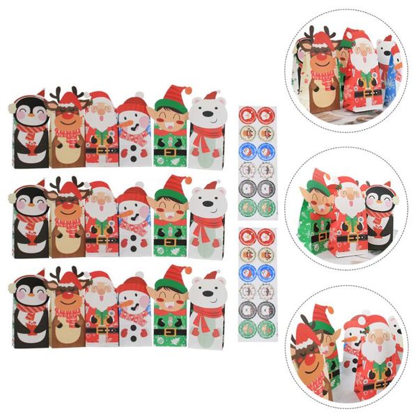 

gift wrap 1 set classic xmas elements food bag reliable catering snack pastry pouch