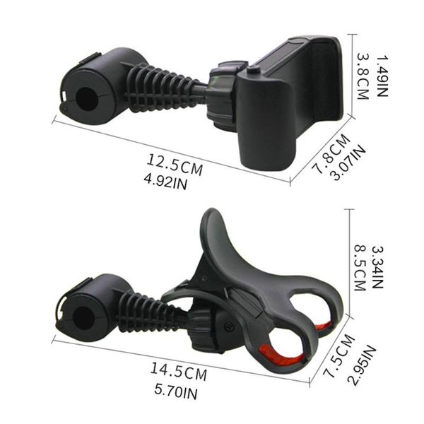 

golf training aids club mobile phone holder record swing clip 360 rotation for sports entertainment device