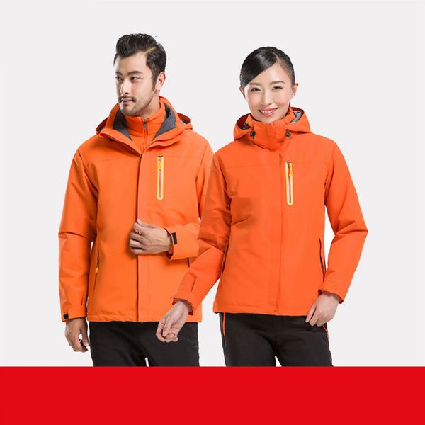 

autumn and winter men women smart heating jackets lovers windproof waterproof mountaineering jacket outdoor hiking jacket, Blue;black