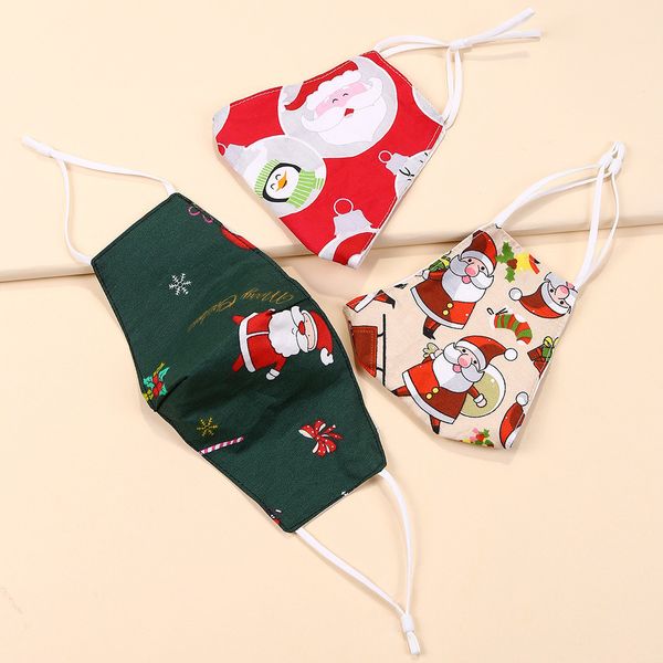 

christmas mask fabric printed dustproof breathable cartoon godds black personalized korean fashion male and female masktn42