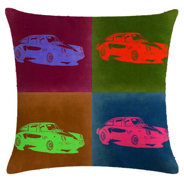 

cushion/decorative pillow retro cars in christmas series homerdecor cushion cover throw pillowcase covers 45 * 45cm sofa seat dec