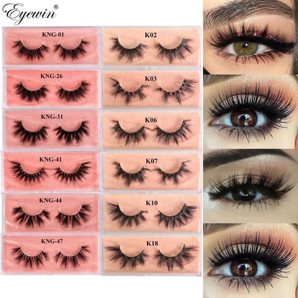 

eyewin lashes false eyelashes mink makeup 3d handmade reusable cruelty soft1