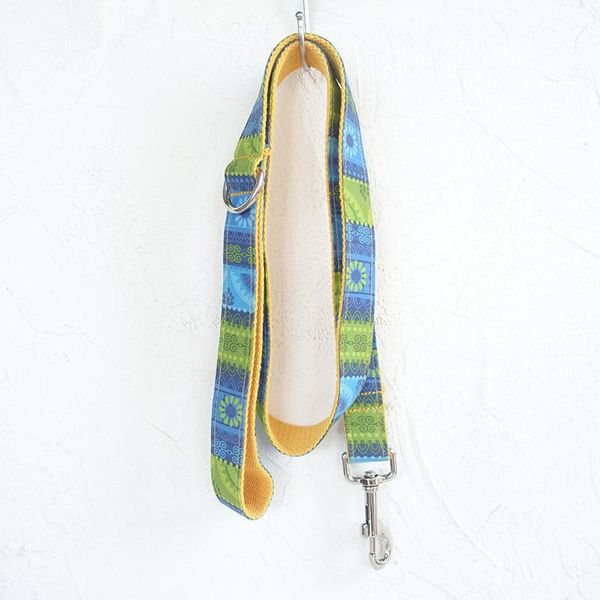 

yellow print collar leash leads things for dogs german shepherd pomeranian adjustable traction rope straps pet dog accessories collars & lea