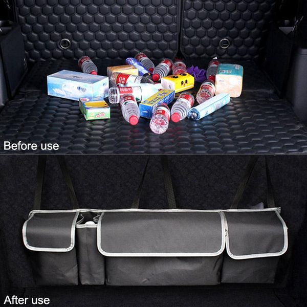 

car organizer trunk backseat storage bag high capacity multi-use oxford seat back automobile interior