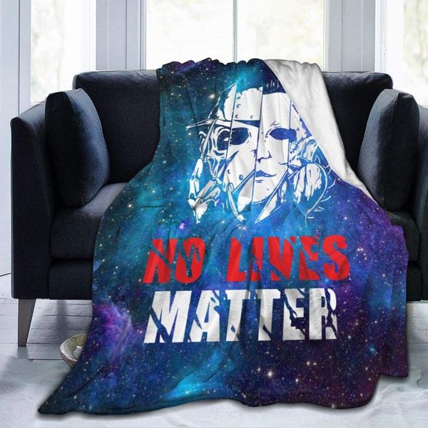 

blankets no lives matter michael myers blanket fuzzy luxury throw warm and cozy flannel bed for sofa travel yoga camping picnic
