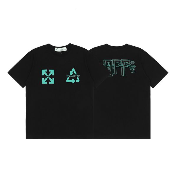 

t shirt 2021 off green embroidery casual round ne short sleeve t-shirt, White;black