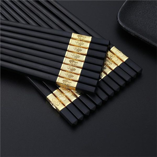 

non-slip chopsticks grade plastic japanese + alloy clip for sushi pot reusable gift tablewar