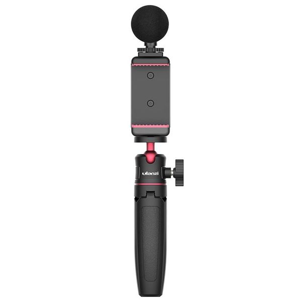 

ulanzi s1 kit portable tripod microphone vlog for tiktok youtube live recording mic extend 12 pro max 11 x lighting & studio accessor access