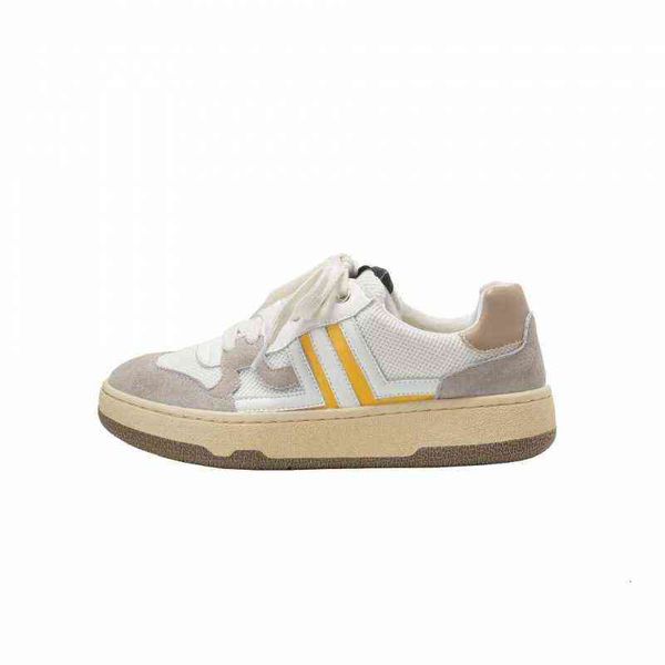 

dress shoes sports women's running shoes2021 color matching low flat sole single sports casual versatile small white board, Black