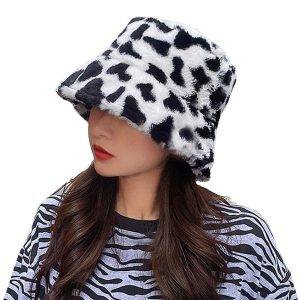 

wide brim hats bucket outdoors protection fisherman fuzzy for men women with cow straps in y winter autumn windproof, Blue;gray