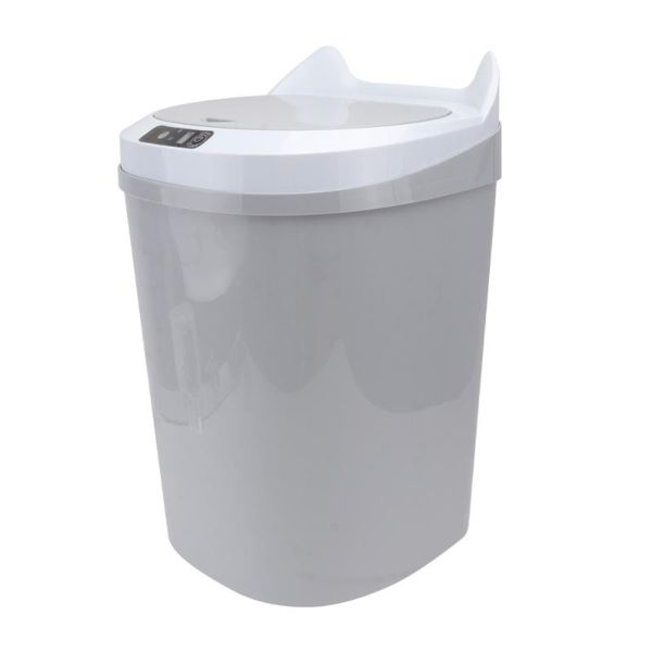

waste bins 1pc smart sensor trash can home induction bin automatic garbage