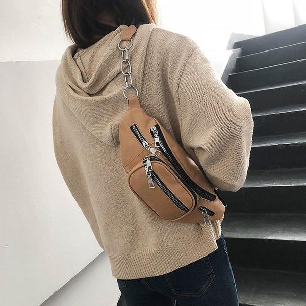 

waist bags sports leisure outdoor bag chain chest single shoulder cross body men's and women's