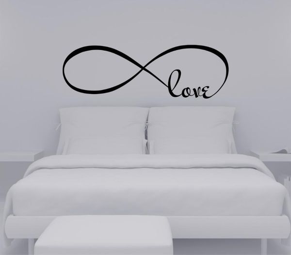 

wall stickers removable diy large infinity symbol love quote decal home decor room sticker art mural background