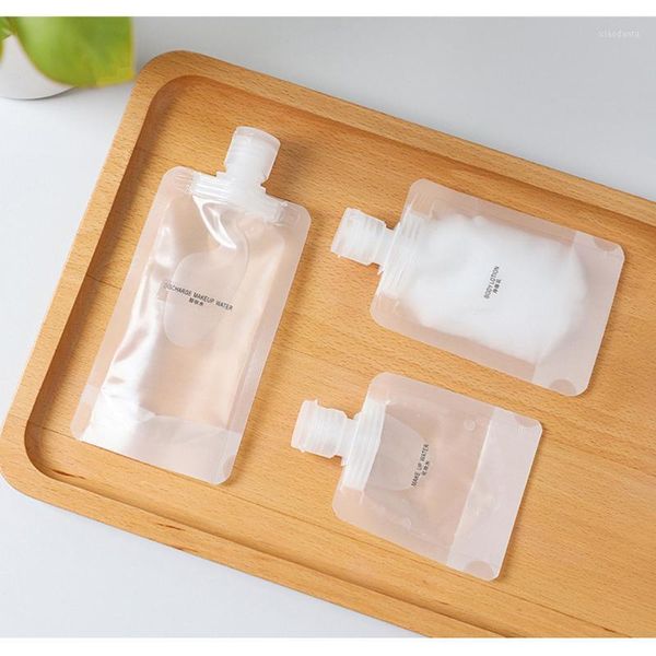 

storage bottles & jars 1 set travel bag cosmetic lotion shower gel shampoo portable small facial cleanser disposable divide makeup tool