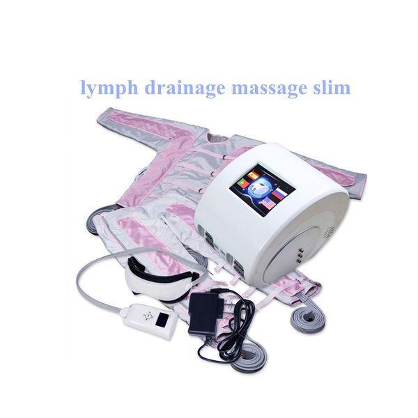 Professional Beauty Equipamento Máquina de Emagrecimento Compressão de Ar comprimido Prensaterapia Forte Forte Drenagem Linfática Fat Burning Massage Beauty Dispositivo de cuidados