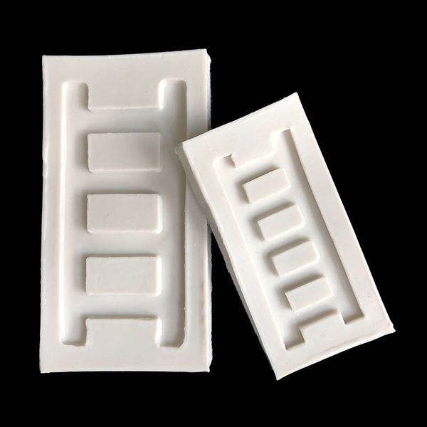 

new diy silicone cake mold ladder design fondant decorating tool chocolate candy polymer clay making mould gum paste mold